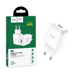 PRESA USB HOCO N2 10W 2.1A BIANCO - BLISTER RETAIL