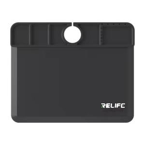 PIANO DA LAVORO RELIFE RL-004M-B11 TAPPETINO IN SILICONE NERO PER MICROSCOPIO SERIE B11