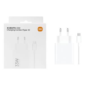 TRAVEL XIAOMI CHARGER COMBO 33W + CAVO USB-C BIANCO BHR9956EU - BLISTER RETAIL