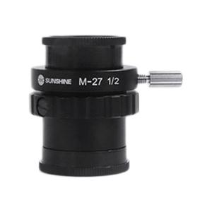 ADATTATORE CTV TELECAMERA SUNSHINE M-27 1/2 PER MICROSCOPIO TRINOCULARE 0.5X
