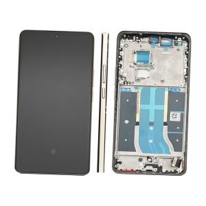 DISPLAY LCD PER REALME 12 PRO 5G RMX3842 BEIGE / NAVIGATOR BEIGE CON FRAME 621029000163 SERVICE PACK