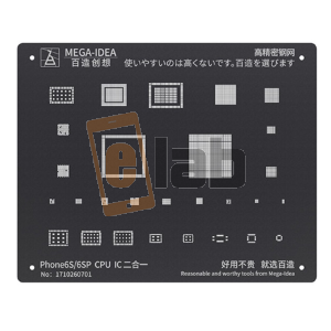 STENCIL 2D PER REBALLING FULL IC - CPU IPHONE 6S / 6S PLUS BZ28 MEGA-IDEA