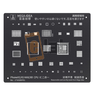 STENCIL 2D PER REBALLING FULL IC - CPU IPHONE XS / XS MAX / XR BZ31 MEGA-IDEA