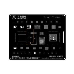 STENCIL 2D PER REBALLING FULL IC - CPU IPHONE 11 / 11 PRO / 11 PRO MAX 006 MEGA-IDEA