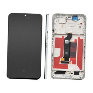 DISPLAY LCD PER HONOR 200 BIANCO / MOONLIGHT WHITE CON FRAME (OLED)