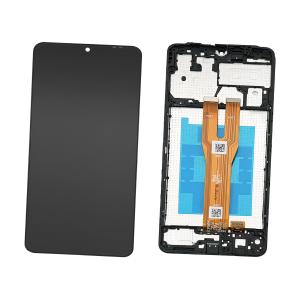 DISPLAY LCD PER SAMSUNG A065F A06 NERO CON FRAME