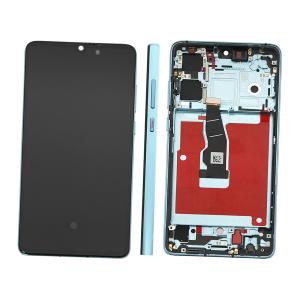 DISPLAY LCD PER HUAWEI P30 AURORA BLU CON FRAME (OLED)