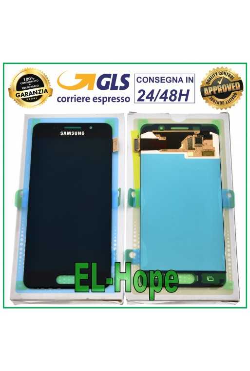 DISPLAY ORIGINALE SAMSUNG A3 2016 SM A310 TOUCH SCREEN VETRO NERO GH97-18249B