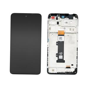 DISPLAY LCD PER MOTOROLA XT2229-2 MOTO E32S NERO CON FRAME 5D68C20795