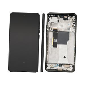 DISPLAY LCD PER MOTOROLA XT2307-1 EDGE 40 NEO NERO CON FRAME (OLED)