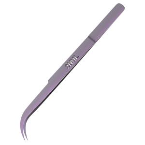 PINZA IN TITANIO VIOLA 2UUL Ti22 PUNTA CURVA