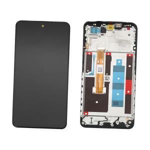 DISPLAY LCD PER REALME 14X 5G RMX3943 NERO / CARBON BLACK CON FRAME 621029000456 SERVICE PACK