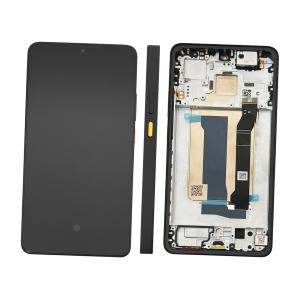 DISPLAY LCD PER XIAOMI POCO X7 PRO 5G 2412DPC0AG NERO/GIALLO CON FRAME 56000100O1000 - SERVICE PACK