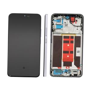 DISPLAY LCD PER OPPO RENO12 PRO 5G CPH2629 SILVER CON FRAME 621029000217 - SERVICE PACK