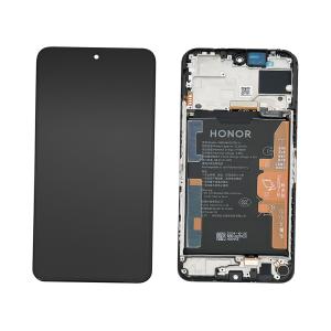 DISPLAY LCD PER HONOR X7B / 90 SMART NERO CON FRAME + BATTERIA 0235ALUC - SERVICE PACK