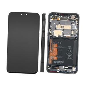 DISPLAY LCD PER HONOR MAGIC7 PRO NERO CON FRAME + BATTERIA 0235AMRM - SERVICE PACK