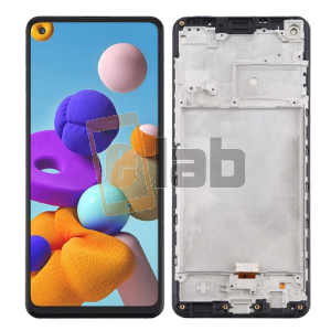 DISPLAY - LCD COMPATIBILE SAMSUNG GALAXY A21S NERO CON FRAME A217F
