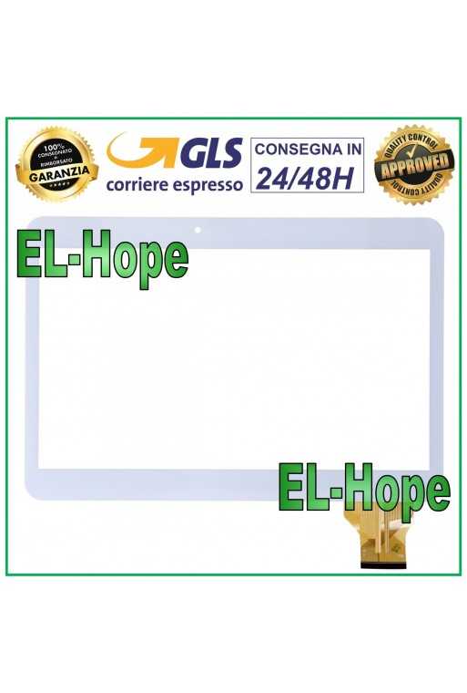 TOUCH SCREEN VETRO PER TABLET MASTER MID 104 3G DIGITIZER 10.1&amp;quot; ORIGINALE BIANCO