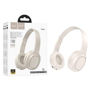 CUFFIE HEADPHONE HOCO W46 WIRELESS BEIGE - BLISTER