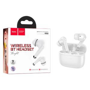 CUFFIE AURICOLARI BLUETOOTH HOCO EQ2 HANDSFREE BIANCO - BLISTER RETAIL