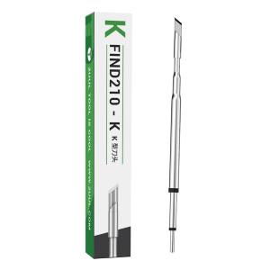 PUNTA PER STAZIONE SALDANTE 2UUL FD12 FIND210-K A COLTELLO 3.2mm