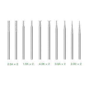 KIT PUNTE DI RICAMBIO 2UUL DA82 PER PENNA SMERIGLIATRICE (10in1)