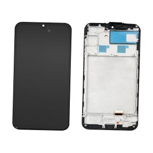 DISPLAY LCD PER SAMSUNG A245F A24 4G NERO CON FRAME (OLED) (O/S)