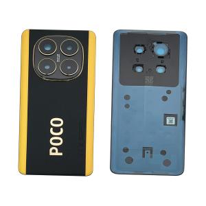 BACK COVER PER XIAOMI POCO X7 5G NERO CON VETRO CAM 5600080O16P00 - SERVICE PACK