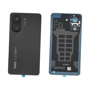 BACK COVER PER XIAOMI POCO X7 PRO 5G NERO CON VETRO CAM 56003000O1000 - SERVICE PACK