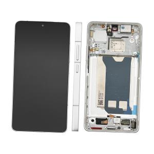 DISPLAY LCD PER XIAOMI POCO F7 PRO 5G 24117RK2CG SILVER CON FRAME 56002200O1100 - SERVICE PACK