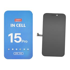 DISPLAY LCD PER IPHONE 15 PRO (INCELL ZY-LTPS-COF IC Intercambiabile) 90Hz