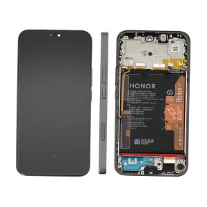 DISPLAY LCD PER HONOR 400 LITE 5G ABR-NX1 NERO / VELVET BLACK CON FRAME + BATT 0235ANSY - SERVICE PACK