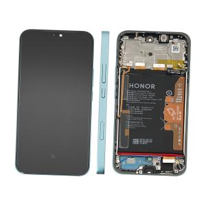 DISPLAY LCD PER HONOR 400 LITE 5G ABR-NX1 VERDE / MARRS GREEN CON FRAME + BATT 0235ANTB - SERVICE PACK