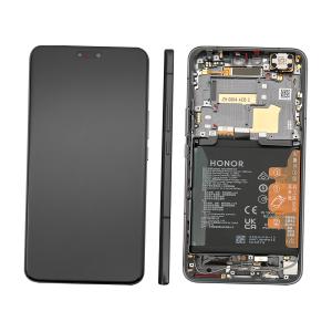 DISPLAY LCD PER HONOR MAGIC6 PRO 5G NERO CON FRAME + BATT 0235ALQD - SERVICE PACK