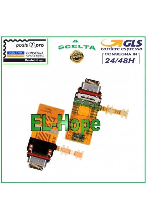 FLAT FLEX CONNETTORE RICARICA PER SONY XPERIA XZ1 F8342 DOCK DI CARICA TYPE C