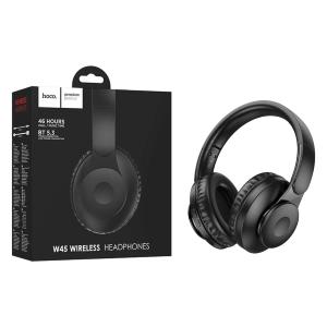 CUFFIE BLUETOOTH HOCO W45 NERO - BLISTER RETAIL