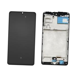 DISPLAY LCD PER SAMSUNG A426B A42 5G NERO CON FRAME (AMOLED) (O/S)
