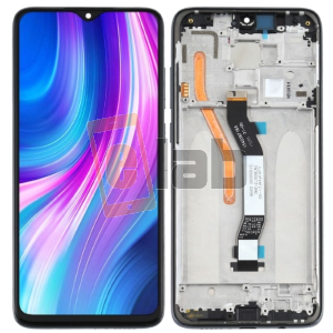 DISPLAY - LCD XIAOMI REDMI NOTE 8 PRO NERO CON FRAME M1906G7G