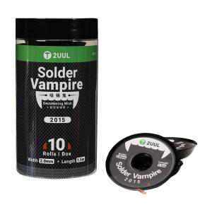 FILO INTRECCIATO DISSALDANTE IN RAME 2UUL DW15 SOLDER VAMPIRE 2.0mm 1.5m 2015 (BOX 10 PZ)