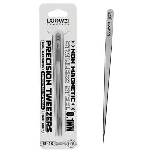 PINZA IN ACCIAIO LUOWEI IS-40 PUNTA DIRITTA SPECIFICA PER MICROSALDATURA