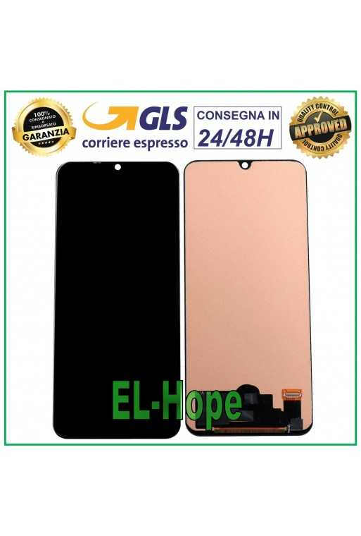 DISPLAY LCD TFT PER HUAWEI Y8P 2020 AQM-LX1 TOUCH SCREEN SCHERMO VETRO NERO