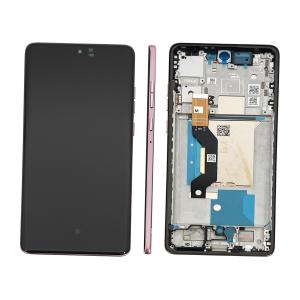 DISPLAY LCD PER MOTOROLA XT2503-4 MOTO EDGE 60 FUSION 5G ROSA / PANTONE ZEPHYR CON FRAME 5D68C29880