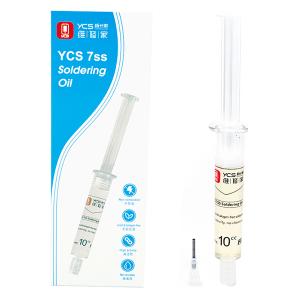 FLUSSANTE YCS 7ss CON PUTTER DOSATORE AD AGO 10cc PER PCB BGA, IC E PAD SOTTILI DI SMARTPHONES