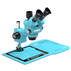 MICROSCOPIO RF4 RF-55PM-B52 TRINOCULARE 6.5-55X CON INTERFACCIA 0.48 PRO CTV