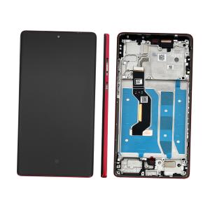 DISPLAY LCD PER MOTOROLA XT2427-3 MOTO G85 5G ROSSO / VIVA MAGENTA CON FRAME 5D68C29595 5D68C27222