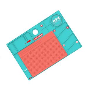 PIANO DA LAVORO RF4 RF-PO2 TAPPETINO IN SILICONE TURCHESE / CORALLO