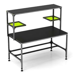 POSTAZIONE BANCO DA LAVORO IN ALLUMINIO LUOWEI LW-A1-MINI PER LABORATORI DI RIPARAZIONE
