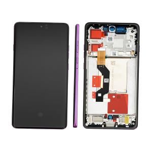 DISPLAY LCD PER MOTOROLA XT2507-1 MOTO EDGE 60 PRO VIOLA / PANTONE SPARKLING GRAPE CON FRAME 5D68C30047