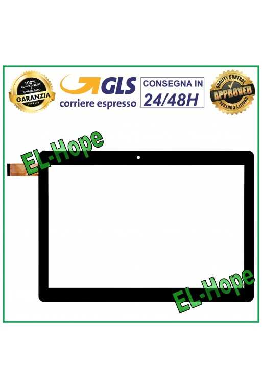 TOUCH SCREEN VETRO TABLET MAJESTIC TAB 714 4G DIGITIZER 10.1&amp;quot; ORIGINALE NERO