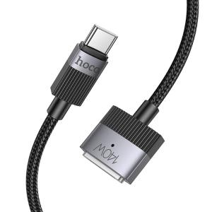 CAVO TYPE-C + MAGSAFE 3 HOCO U141 140W 5A 1.8M PER APPLE MACBOOK NERO - BLISTER RETAIL